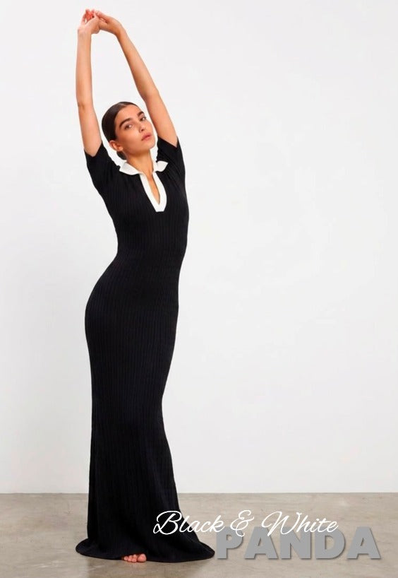 Cable knit dress