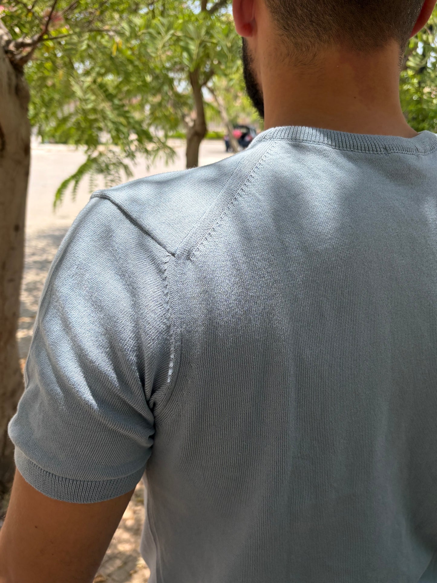 A Round knitwear basic Italian-Inspired Cut