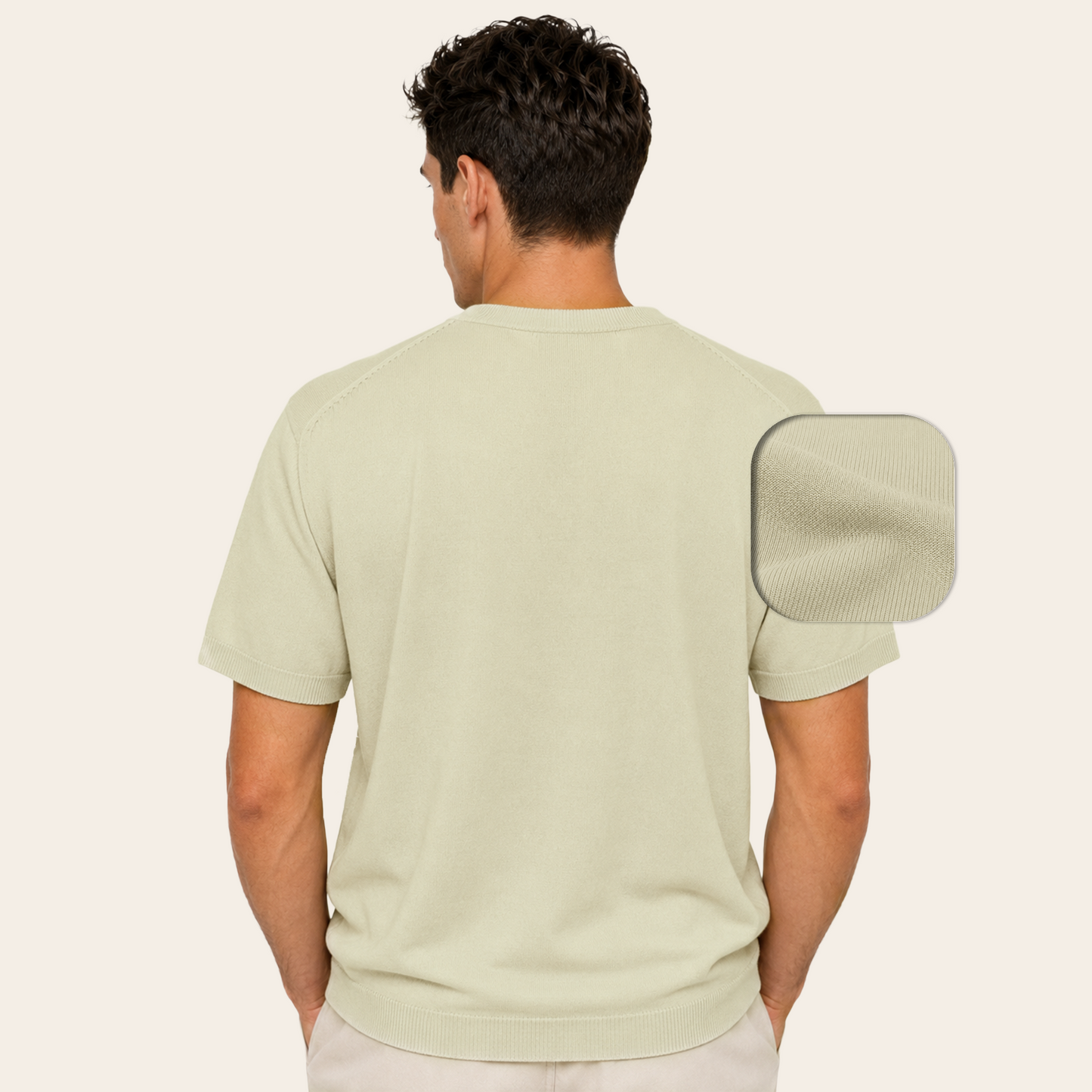 A Round knitwear basic Italian-Inspired Cut