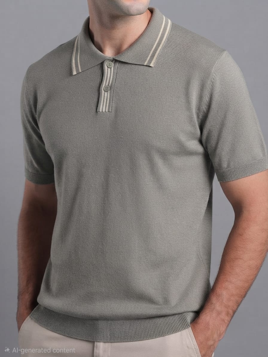 Riviera Stripe Knitted Polo