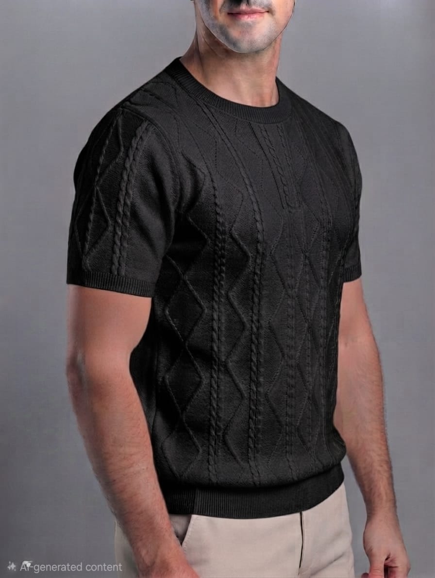 Signature Cable Knit Tee