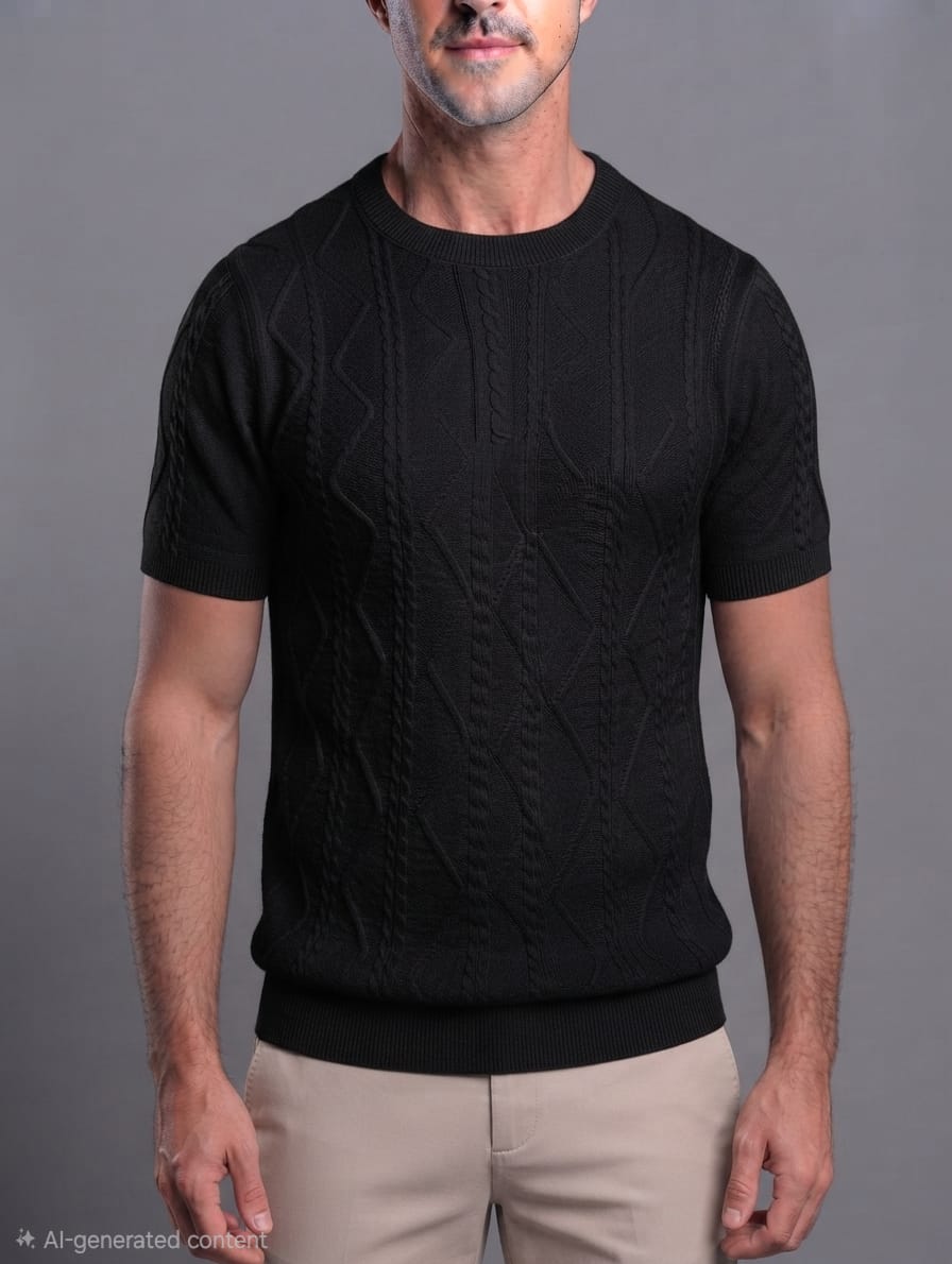 Signature Cable Knit Tee