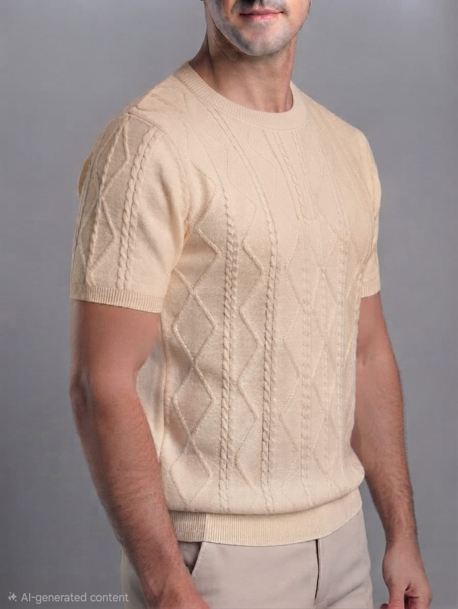 Signature Cable Knit Tee