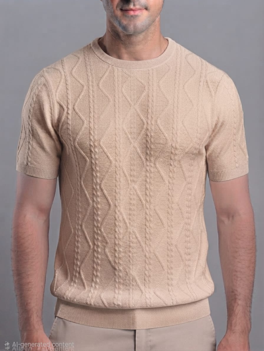 Signature Cable Knit Tee